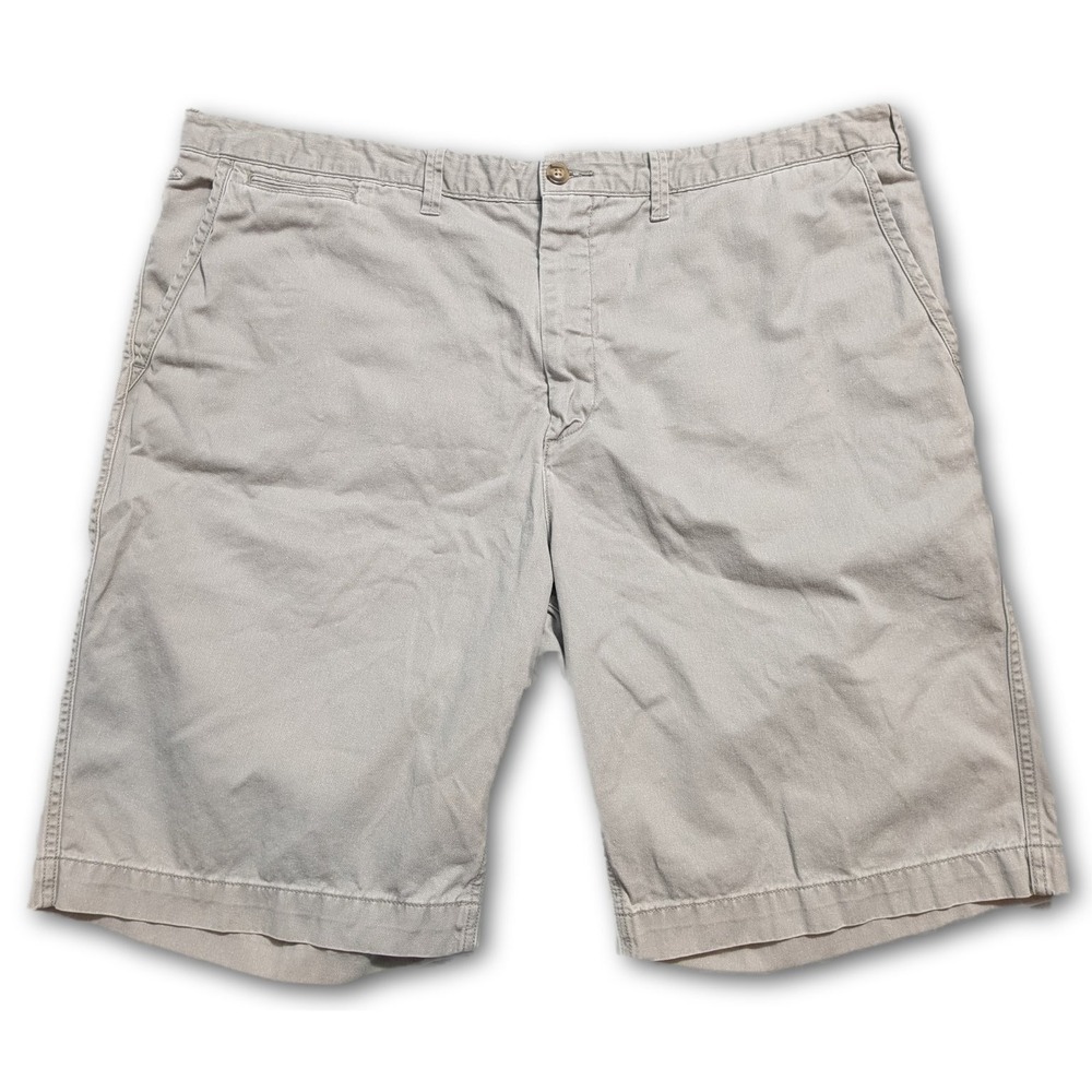 Polo Ralph Lauren Mens 42x10 Shorts Khaki Classic Fit Chino 100% Cotton Pony